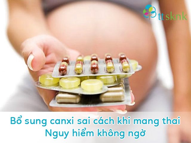 sai lầm khi bổ sung canxi