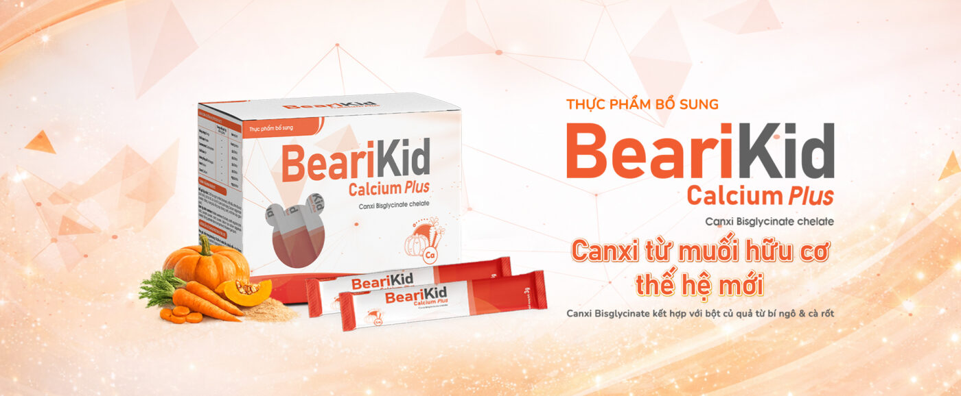 Canxi Bearikid Plus có tốt không - Muối canxi hữu cơ thế hệ mới 