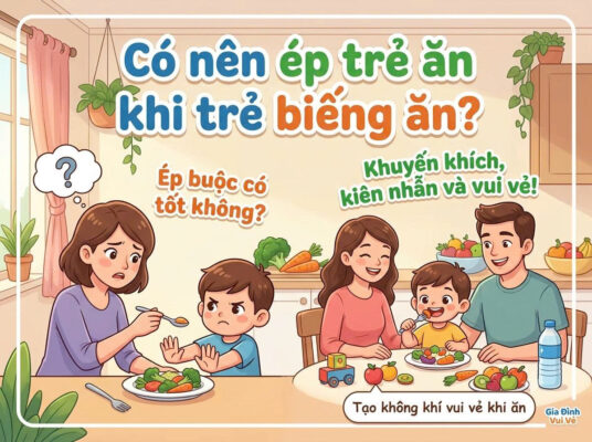 Có nên ép trẻ ăn khi trẻ biếng ăn?